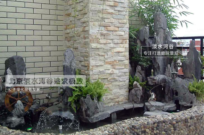 斧劈石假山.jpg 斧劈石假山