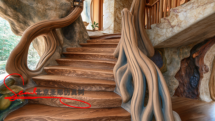 水泥仿木臺階.png 水泥仿木臺階