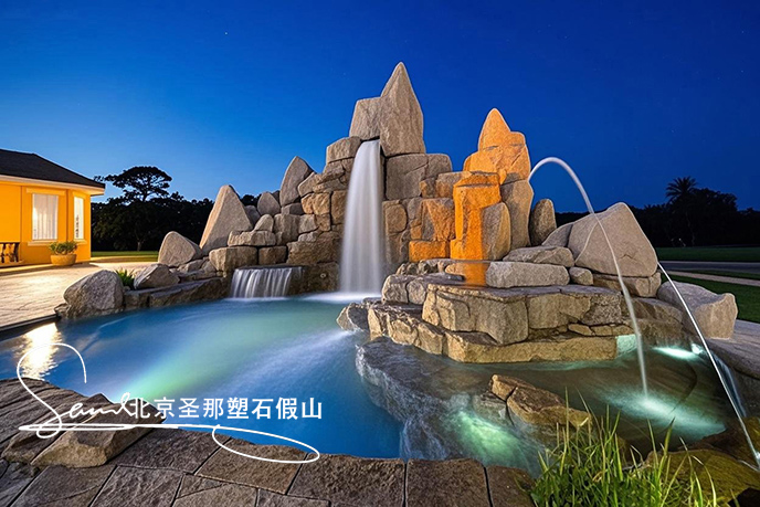 塑石假山施工.jpeg 塑石假山施工