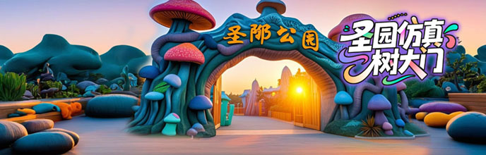 仿真樹(shù)大門(mén)