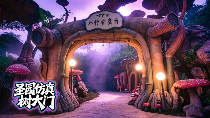 仿真樹(shù)大門(mén)